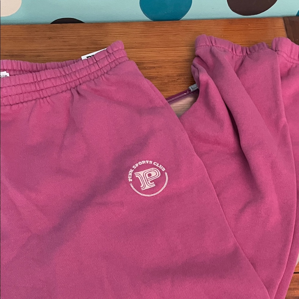 Pink Sports Club Logo  Sweatpants